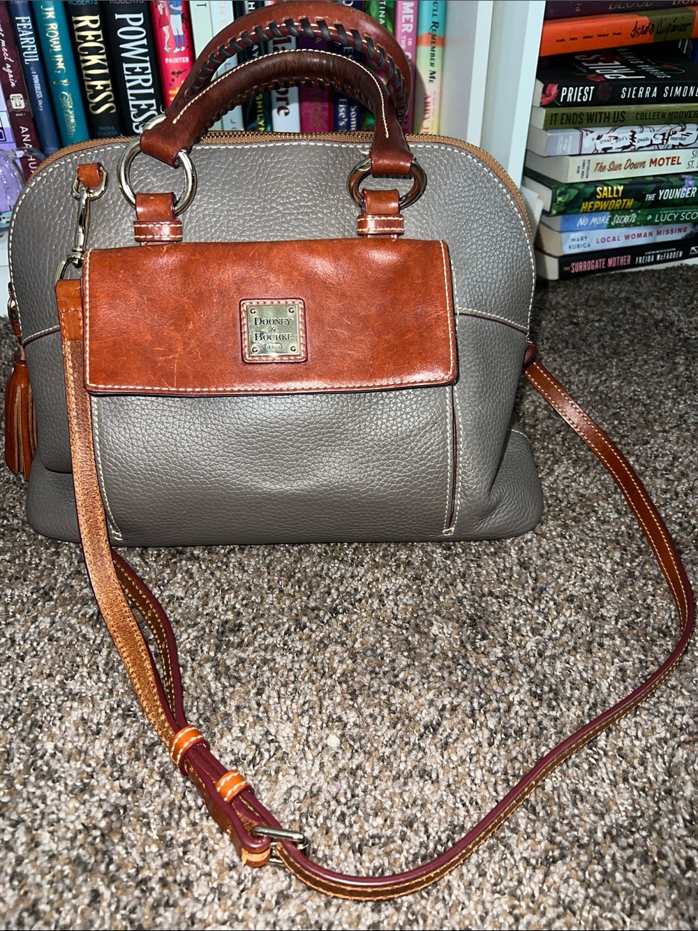 Pebble leather satchel, Dooney & Bourke Aubrey Satchel